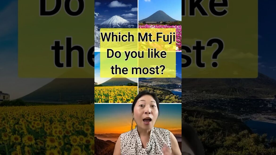 Which Mt. Fuji Do you like the most? ⛰️