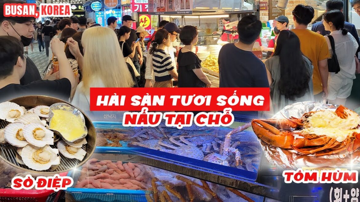 Đông Vui Tấp Nập, Hẻm Ẩm Thực Hải Sản Hàn Quốc, Chen Lấn Xếp Hàng Cả Tiếng Chỉ Để Mua Món Này Đông Vui Tấp Nập, Hẻm Ẩm Thực Hải Sản Hàn Quốc, Chen Lấn Xếp Hàng Cả Tiếng Chỉ Để Mua Món Này