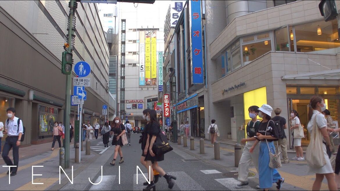 【2022】福岡・天神散歩2/Fukuoka Tenjin walk 2【4K HDR】
