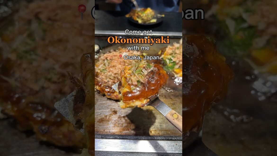 Come eat delicious okonomiyaki with me in Osaka, Japan! #japanesefood #okonomiyaki #osaka Come eat delicious okonomiyaki with me in Osaka, Japan! #japanesefood #okonomiyaki #osaka