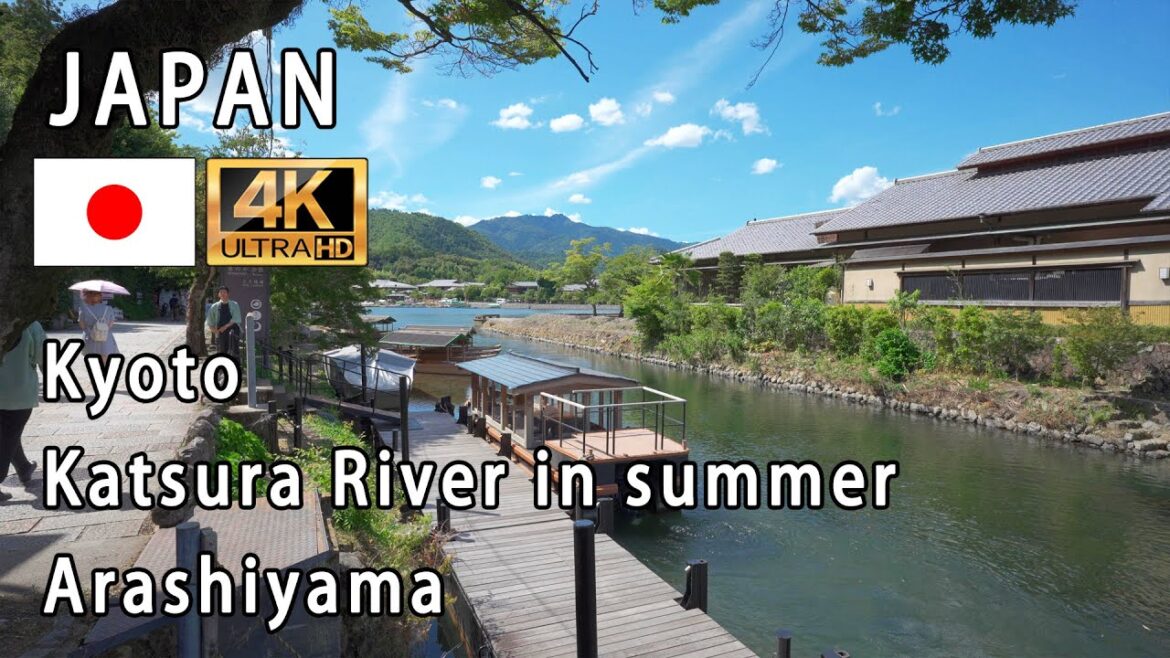 Japan Kyoto Arashiyama (Katsura River in summer)