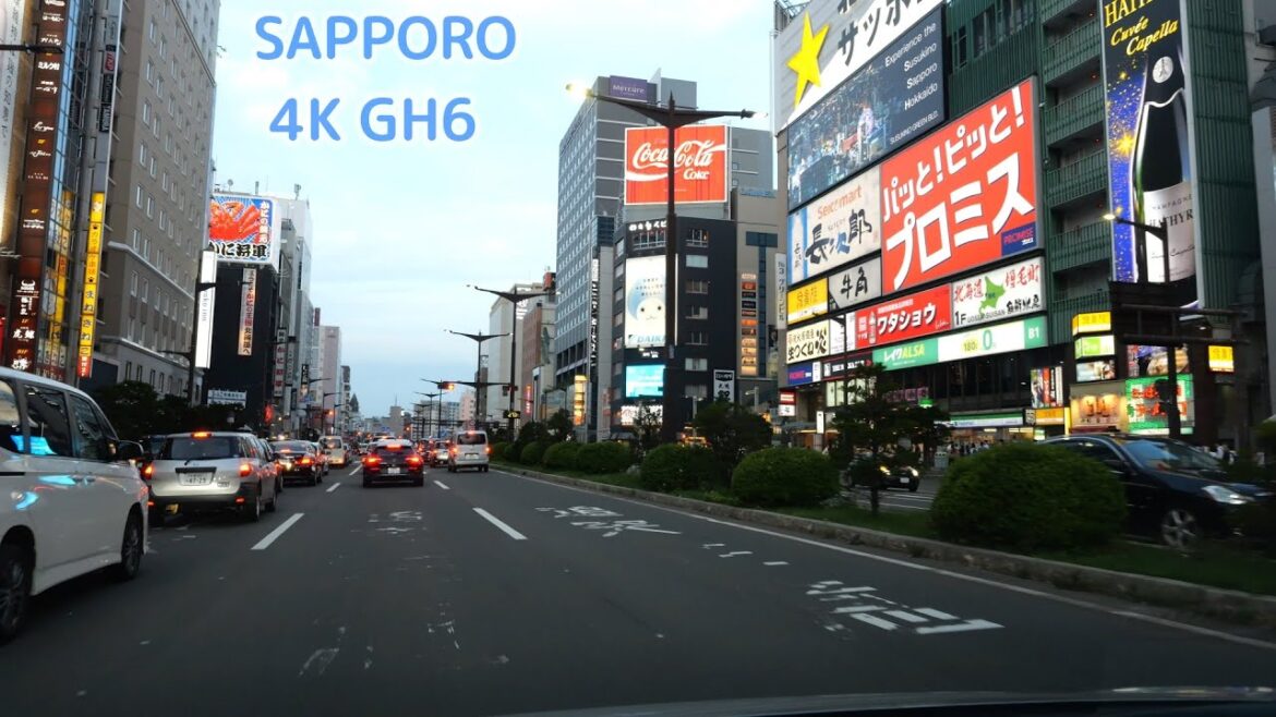 月寒通 → すすきの交差点 → 国道36号 [ 4K/60p GH6 #札幌市 車載動画]：R230交点～北広島IC・大曲幸通交点  , Japan Drive Hokkaido Sapporo