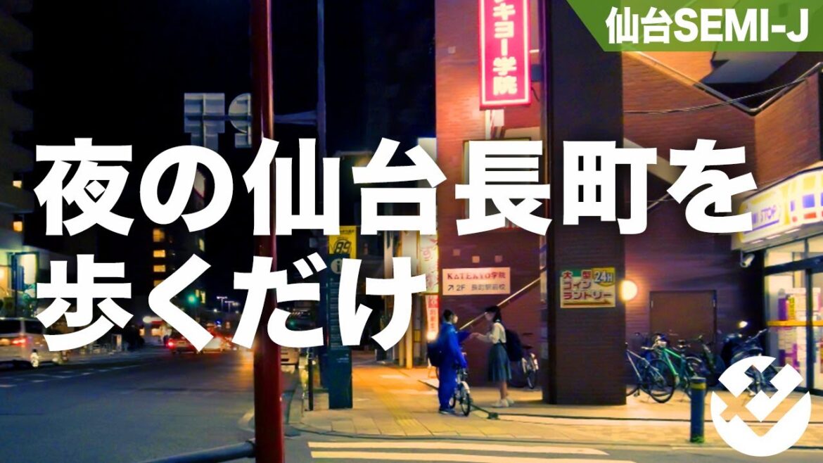 仙台の長町を夜に散歩するだけ