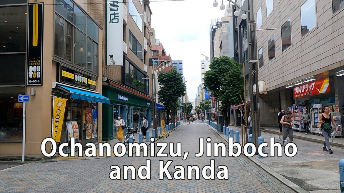 Japan Tokyo Drive 4K - Ochanomizu, Jinbocho and Kanda