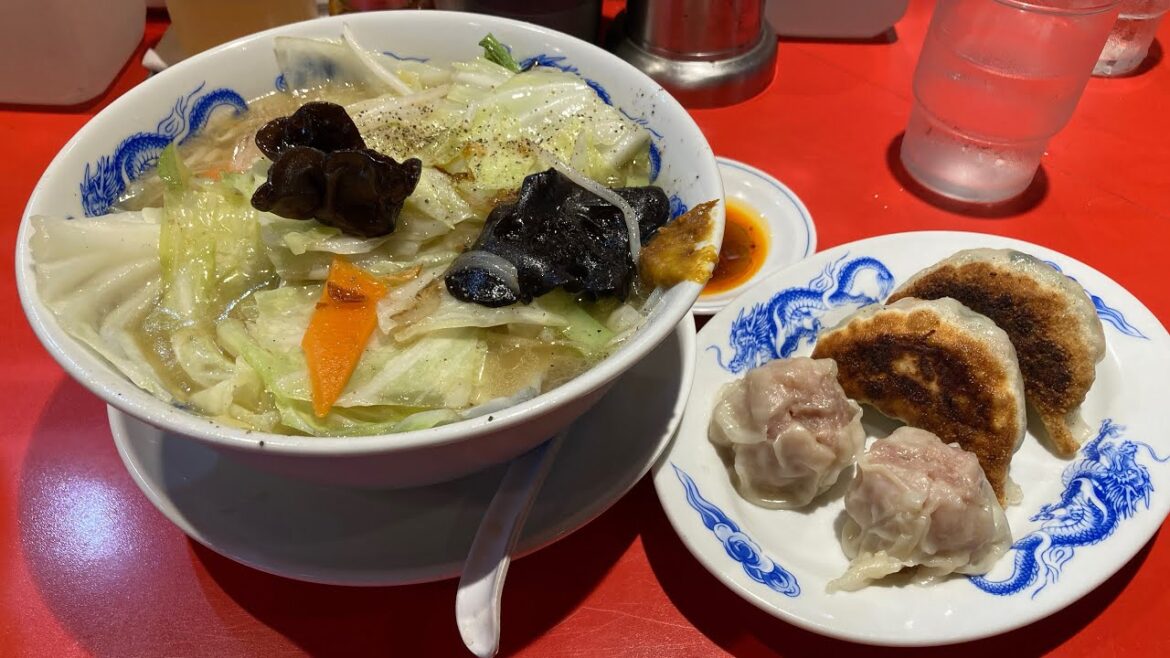 Old School Wok Fried Veggie Ramen at Dairyuken in Ebisu