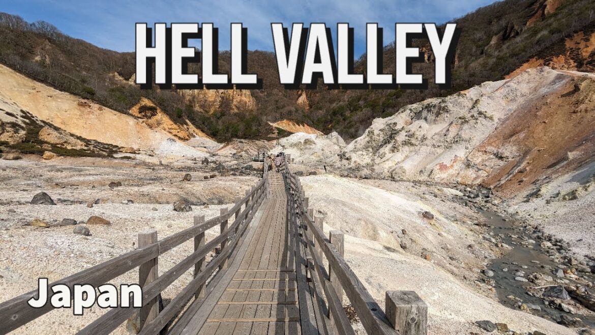 Hiking Hell Valley and trying a Natural Foot Bath [4K] ASMR