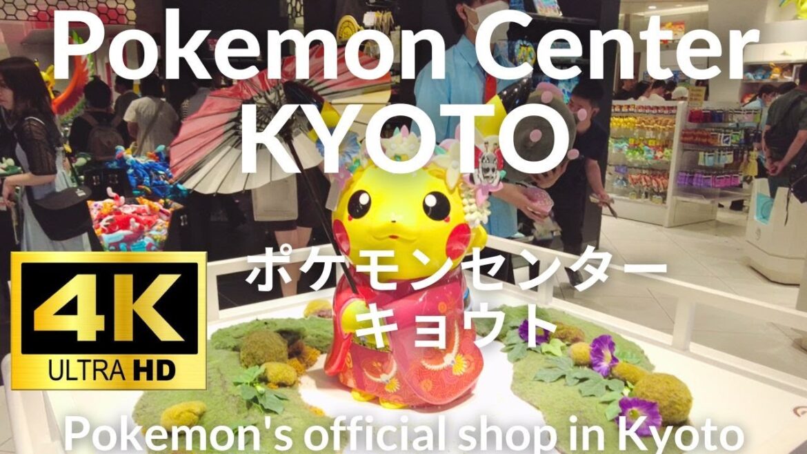 【4K】Pokemon Center KYOTO ポケモンセンターキョウト Kyoto Japan