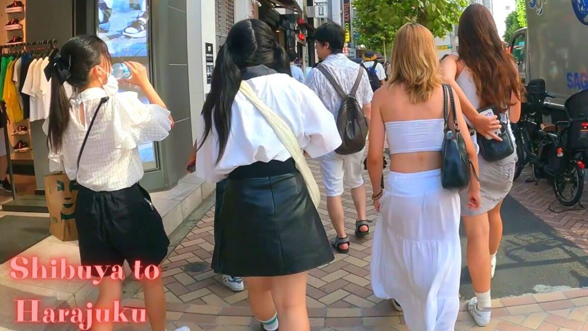 Shibuya to Harajuku Tokyo in Japan walk tour. 【4K】7. 2023-22 Shibuya to Harajuku Tokyo in Japan walk tour. 【4K】7. 2023-22