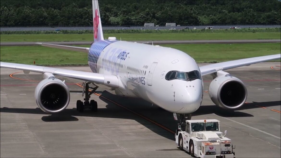 1-4〔阿蘇くまもと空港2023〕チャイナエアライン A350-900 (B-18918) / China Airlines 華航 1-4〔阿蘇くまもと空港2023〕チャイナエアライン A350-900 (B-18918) / China Airlines 華航