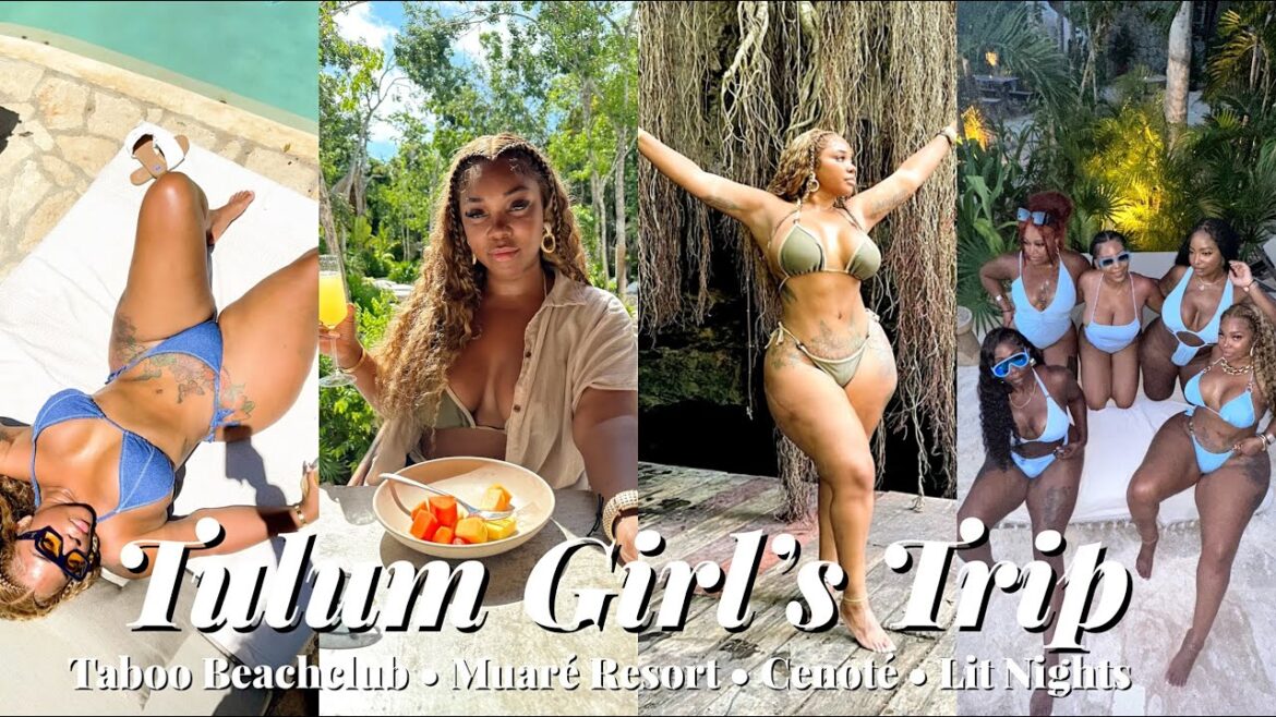 TULUM GIRL’S TRIP | TABOO BEACHCLUB • CENOTÉ • NATURE RESORT • LITTY NIGHTS | Gina Jyneen VLOGS