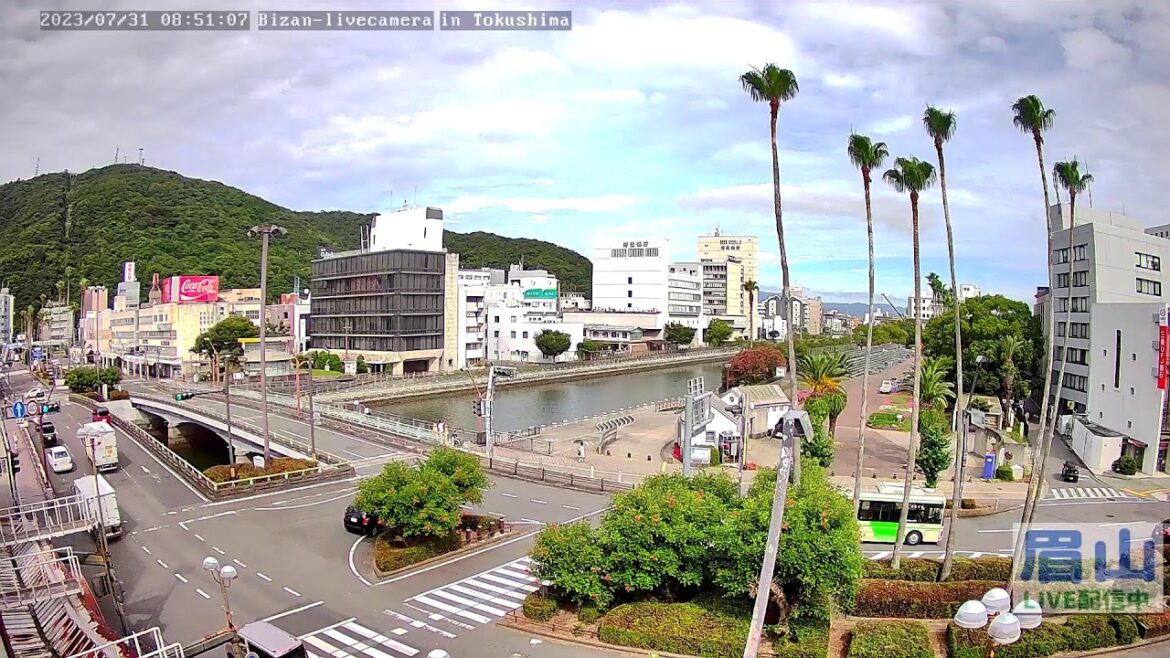 【LIVE配信中】眉山・阿波おどりライブカメラ（徳島県徳島市）/Mt. Bizan･AwaOdori in Tokushima Japan - Live Camera