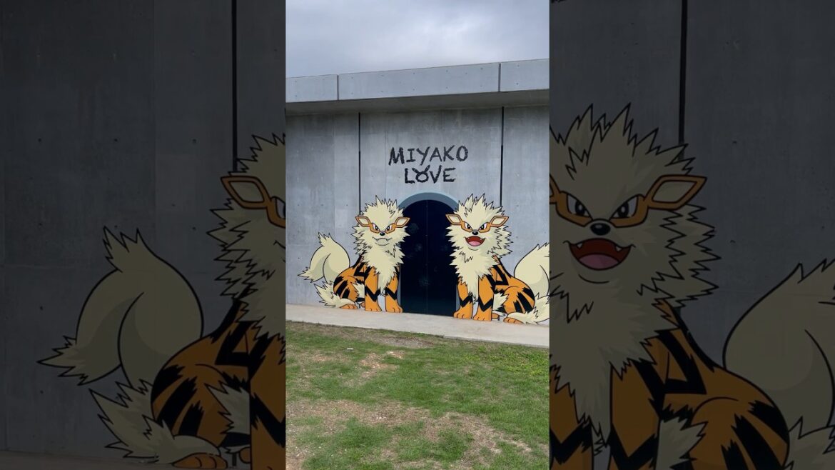 Pikachu Pokégenic in Miyako-island, Okinawa, Japan