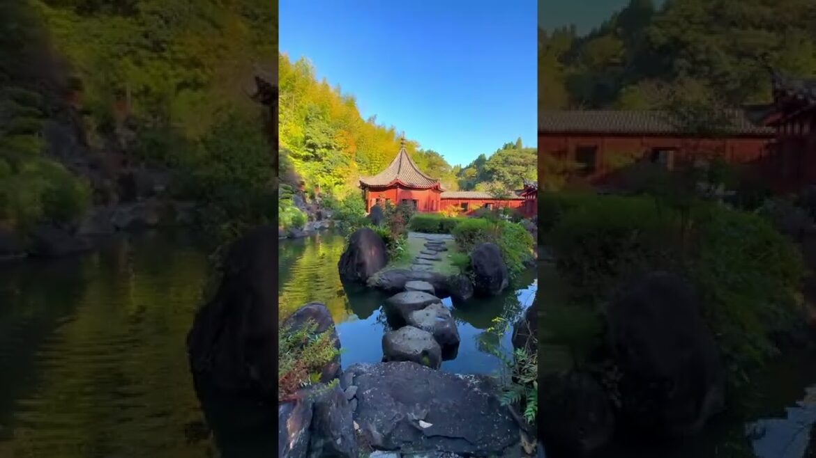 【鹿児島観光】中国の様な雰囲気の中で紅葉を楽しめるスポット#shorts