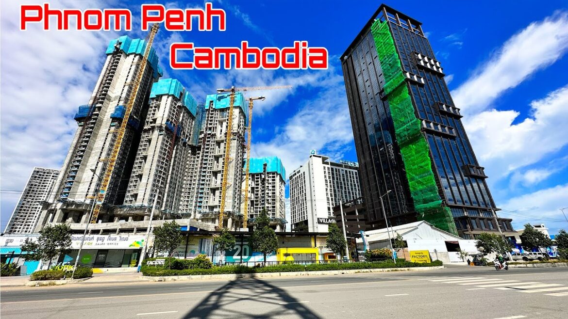 South Of Phnom Penh City 60M Area Development Street Touring  Around Aug 2023 South Of Phnom Penh City 60M Area Development Street Touring  Around Aug 2023
