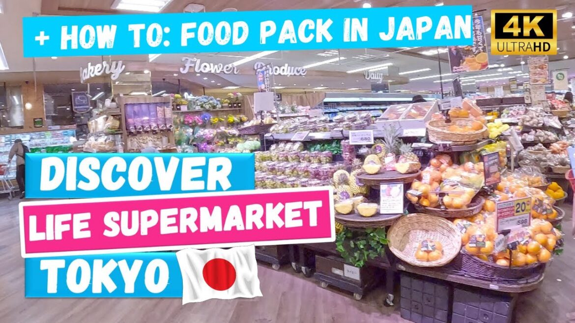 Discover LIFE Supermarket + how to have a successful food pack in Japan [4K Video]