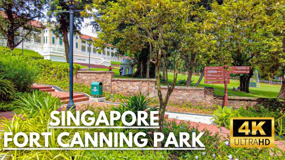 [4K] Explore Fort Canning Park ~ Uncover Singapore's Hidden History ~ Singapore Walking Tour [4K]