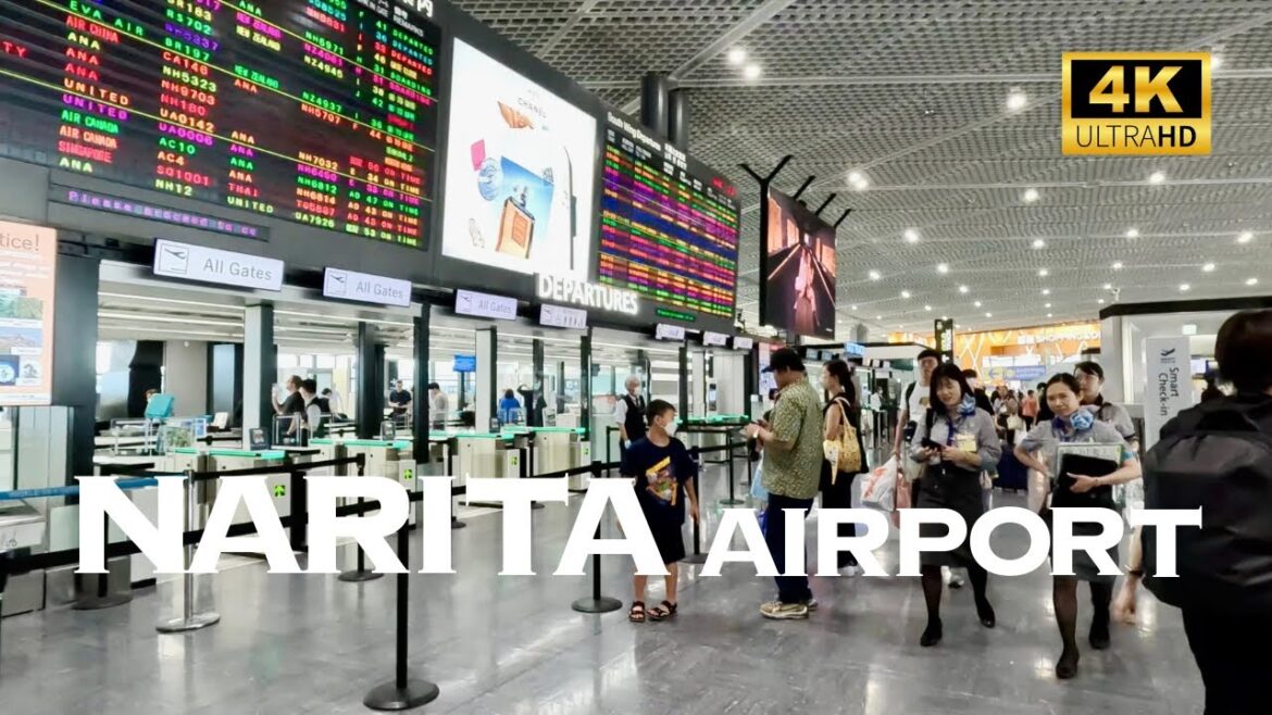 [4K] NARITA Airport T1-T3🐧 Nonstop Walking Tour / 成田空港 全ターミナル 散歩