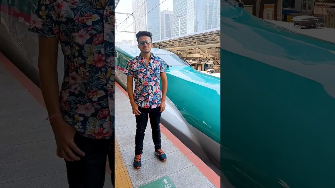 Bullet Train Speed Test in Japan: 320kmph 🤯 | Shinkansen Speed Test #shorts #japan #youtubeshorts