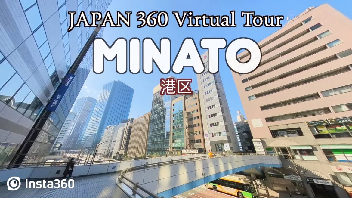 Insta360 X3 Minato-Ku Japan 360° VR Tour  #360video
