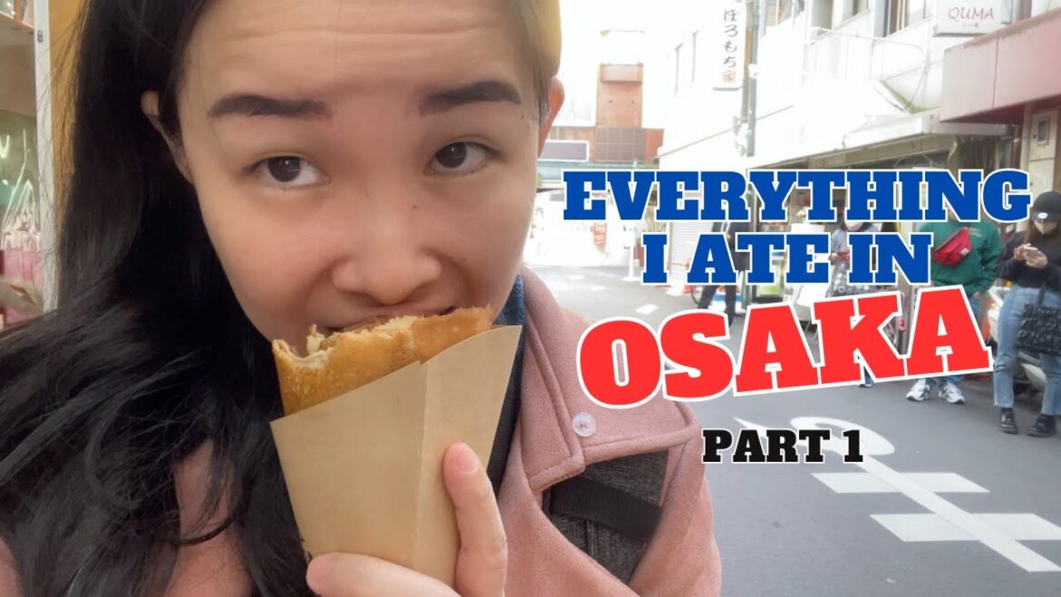 Japan Solo Travel Vlog : Everything I ate in Osaka as a Solo Traveller Japan Solo Travel Vlog : Everything I ate in Osaka as a Solo Traveller