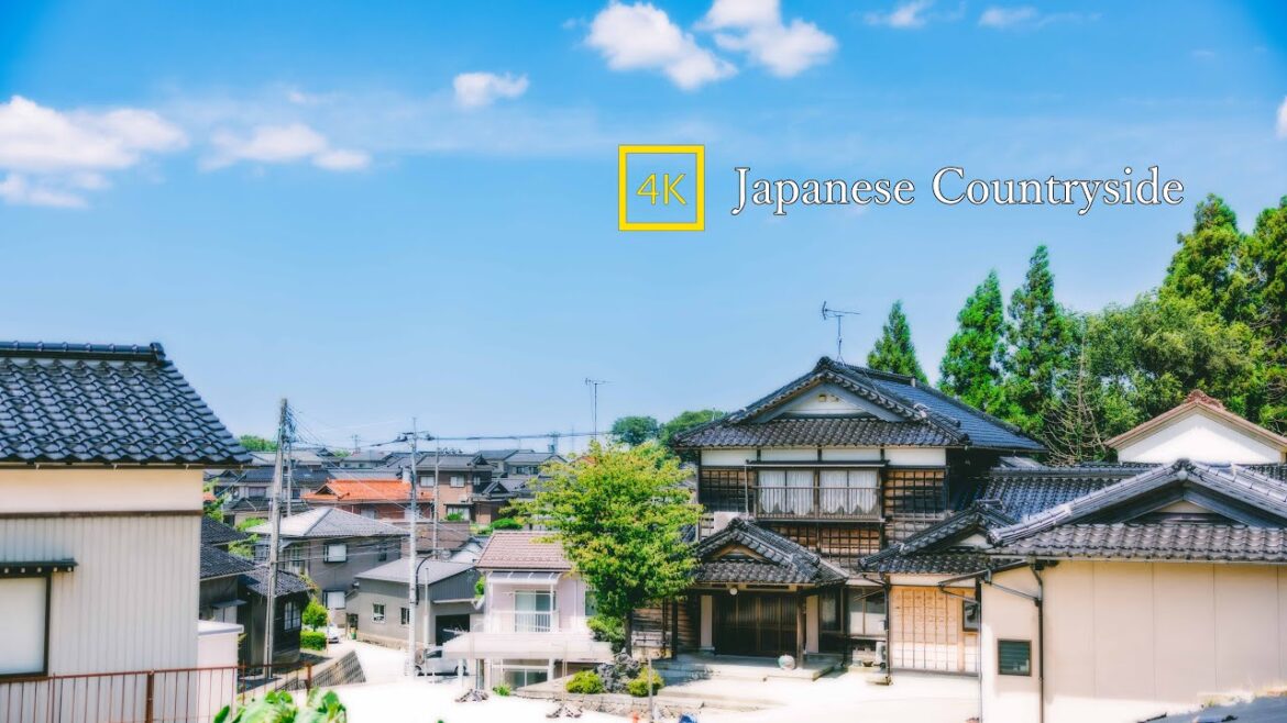 【4K Japan】Walk in Kouda-machi in Ishikawa Prefecture|on a summer day 【4K Japan】Walk in Kouda-machi in Ishikawa Prefecture|on a summer day