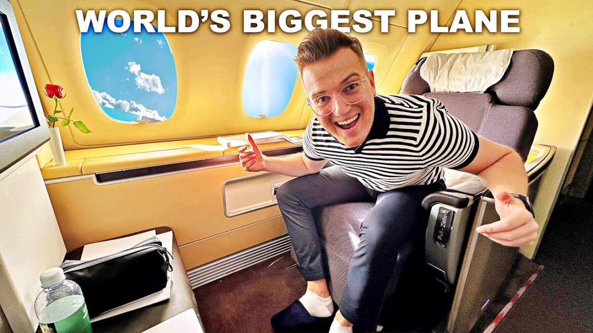 8 Hours In Lufthansa A380 First Class🥂 (Full Flight Review) 8 Hours In Lufthansa A380 First Class🥂 (Full Flight Review)