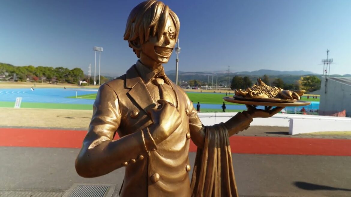 Sanji Statue - One Piece Statue in Kumamoto