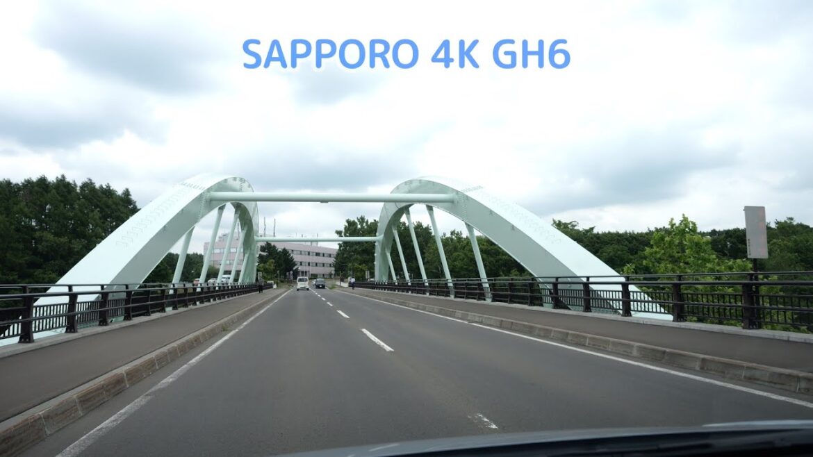 下野幌テクノパークの札幌市道 [ 4K/60p GH6 #札幌市 車載動画]