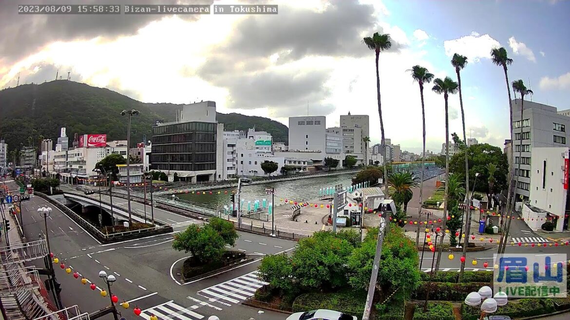 【LIVE配信済】眉山・阿波おどりライブカメラ（徳島県徳島市）/Mt. Bizan･AwaOdori in Tokushima Japan - Live Camera