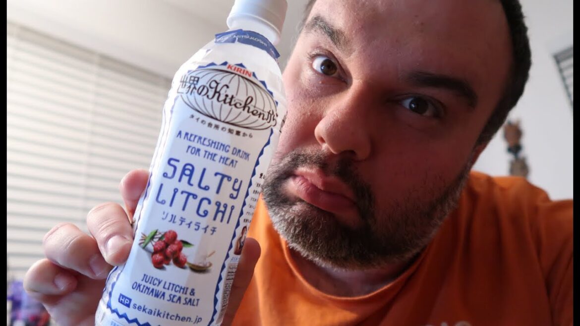 American Tries Kirin Salty Litchi Drink From Japan Review & Taste Test 2023