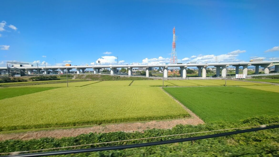 Shinkansen from Kyoto Station to Shin Yokohama // 4K HDR