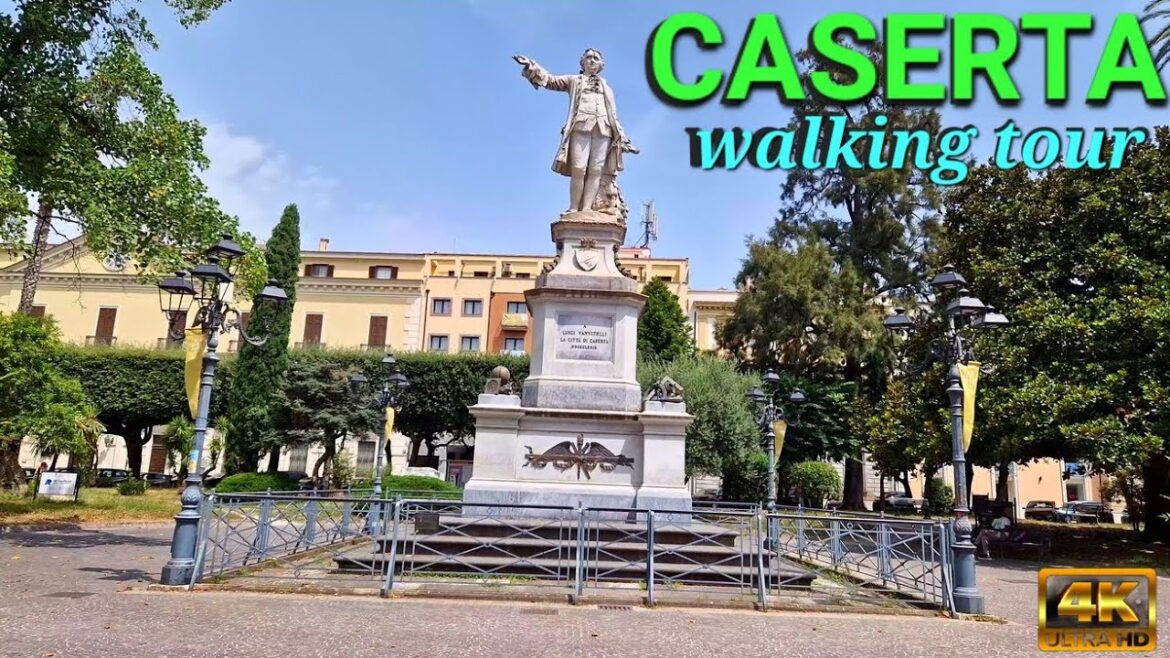 ✨️Caserta,  Italy 2023✨️🇮🇹  [ 4K HDR ]  Walking Tour  #travel  #italy  #walking #walkingtour