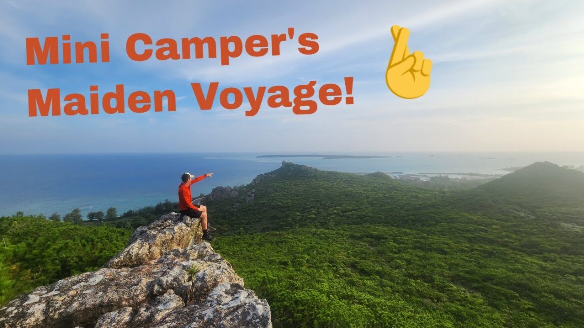 EXPLORING a REMOTE ISLAND in our Japanese MINI TRUCK CAMPER, Izena Island Okinawa!
