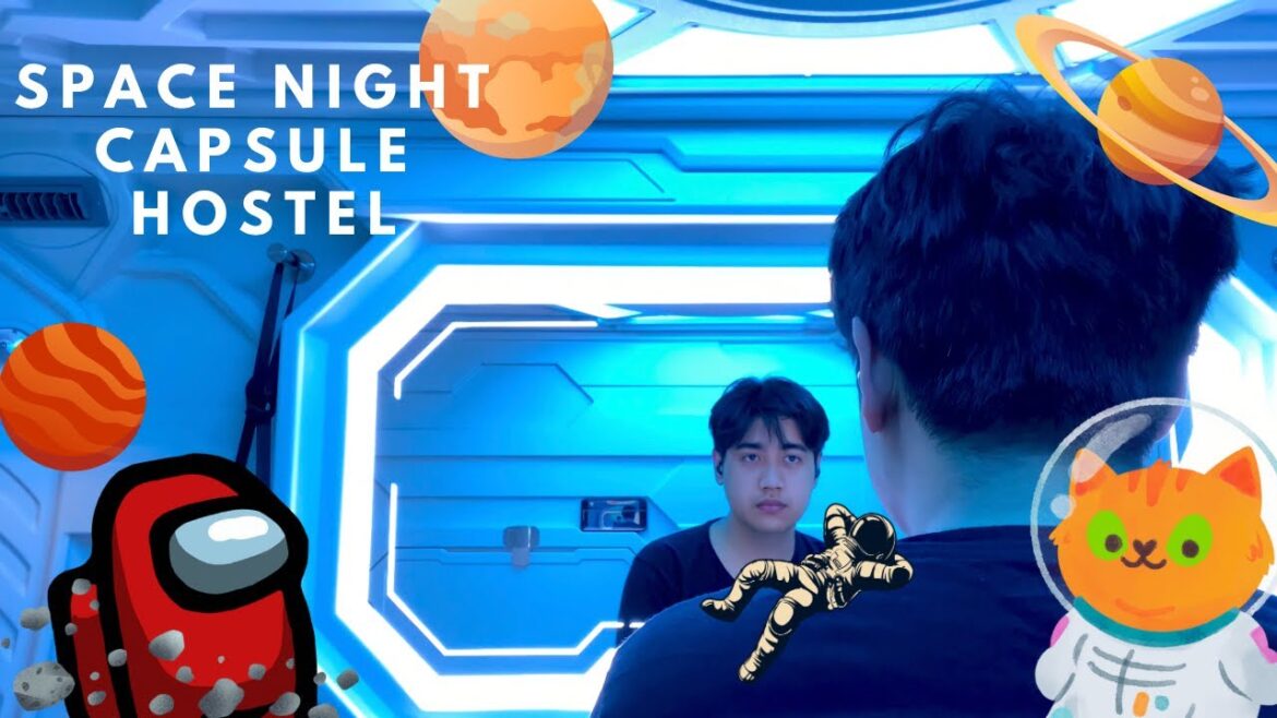 Space Night Capsule Hostel Berlin Germany (Ft Among Us)