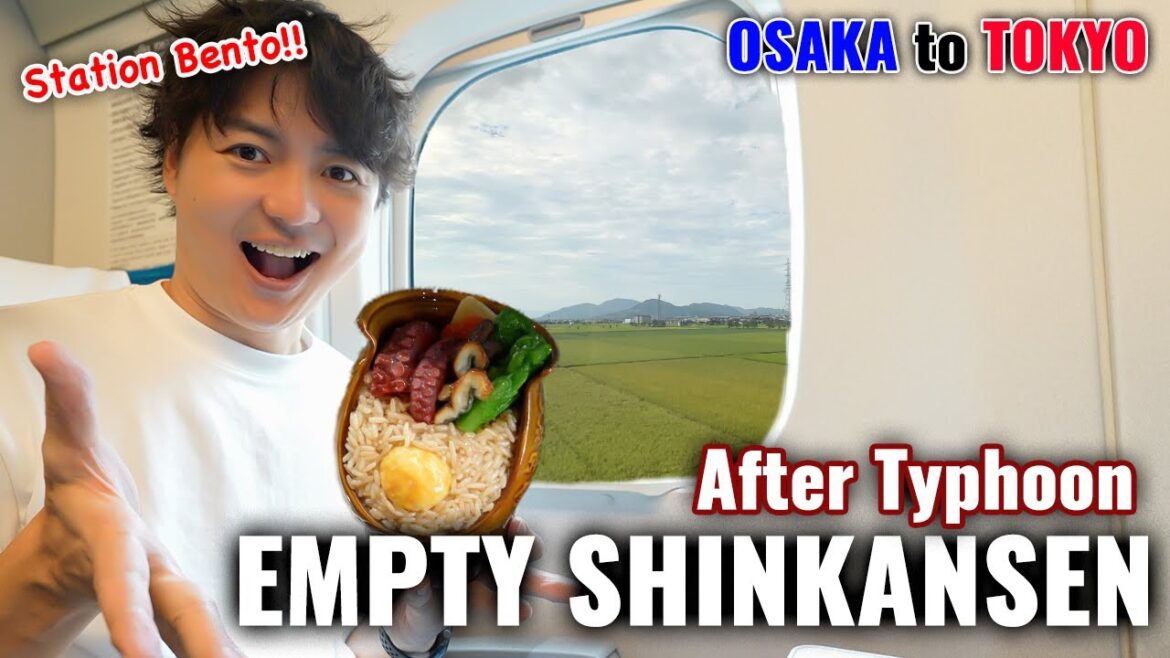 Because of Typhoon? No Customers in Nozomi Shinkansen, Shinkansen Local Travel Tips Ep. 418