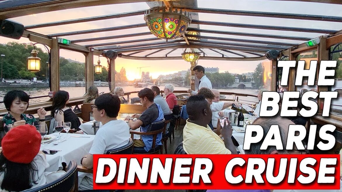 We Tried an Upscale DINNER CRUISE in Paris