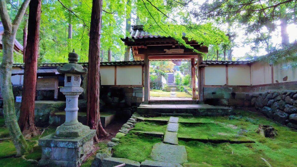 水と苔が美しい 貞祥寺【佐久市】Teishoji Temple 220815