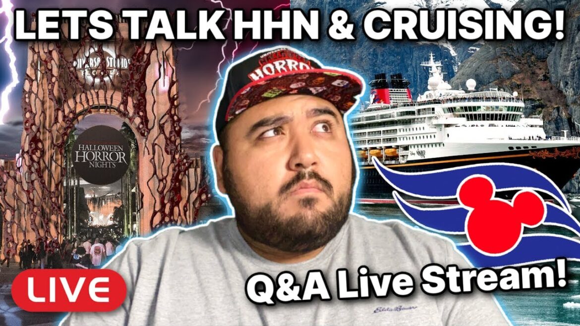 🔴 LIVE - Lets Talk Theme Parks, Cruising & Halloween Horror Nights!