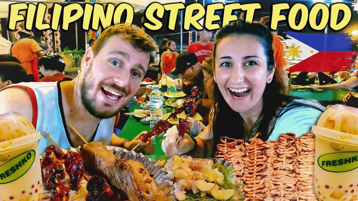 $0.5 Filipino Street Food At Roxas Night Market In Davao 🇵🇭
