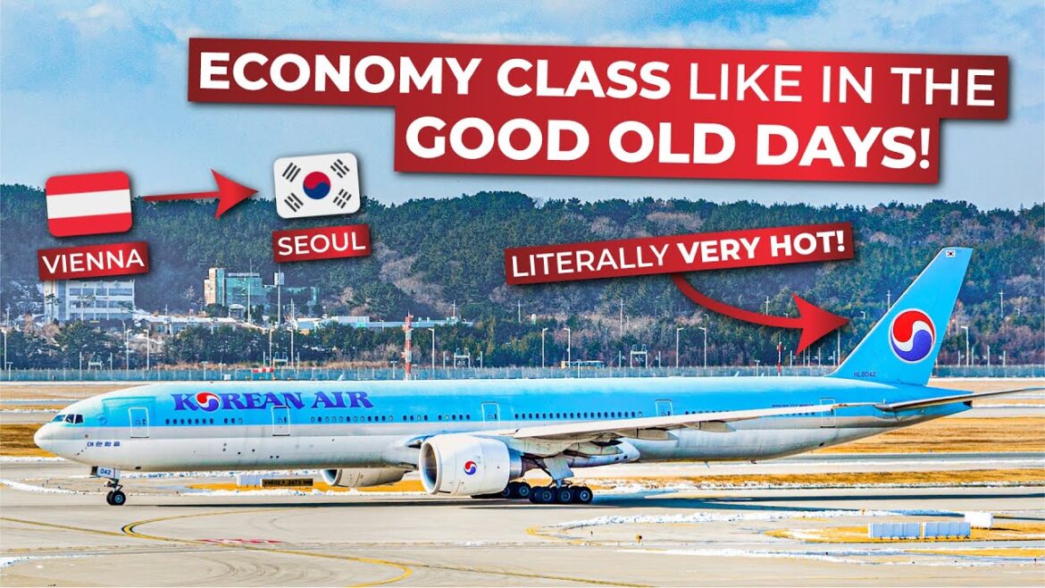 Korean Air Boeing 777-300ER LONG-HAUL ECONOMY from Vienna to Seoul Incheon! | BRUTALLY HONEST