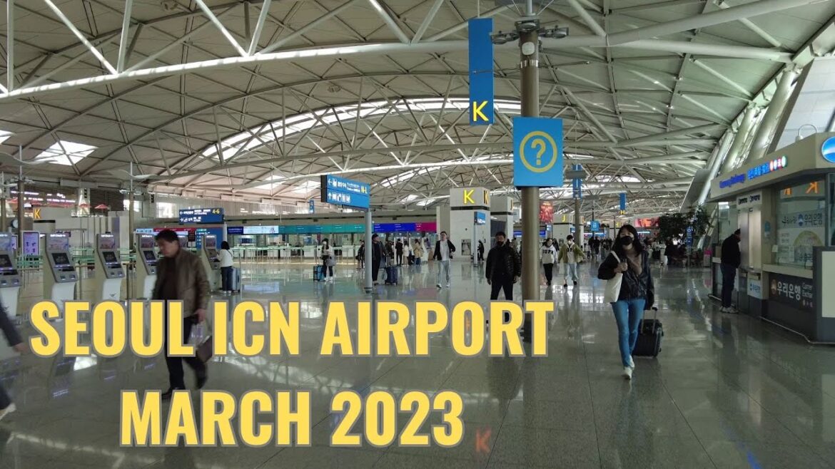 Seoul Incheon Airport Terminal 1 (ICN) Walking Tour March 2023 4K Seoul Incheon Airport Terminal 1 (ICN) Walking Tour March 2023 4K