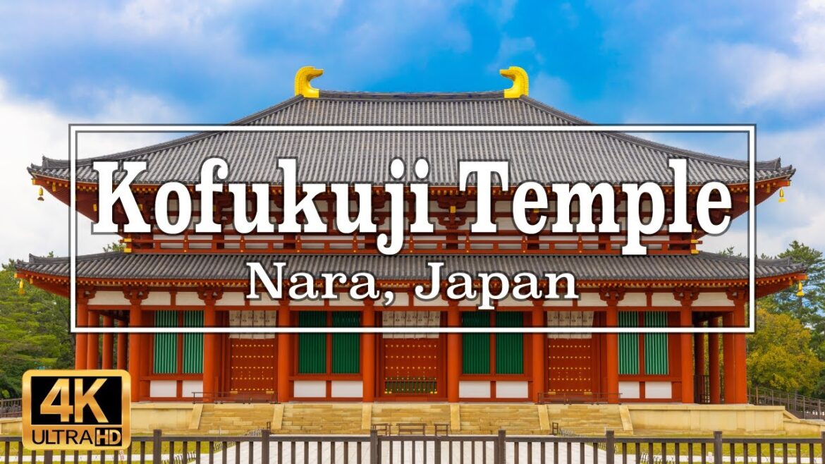 4K Kofukuji Temple in Nara, Japan. Walk around the area. 4K Kofukuji Temple in Nara, Japan. Walk around the area.