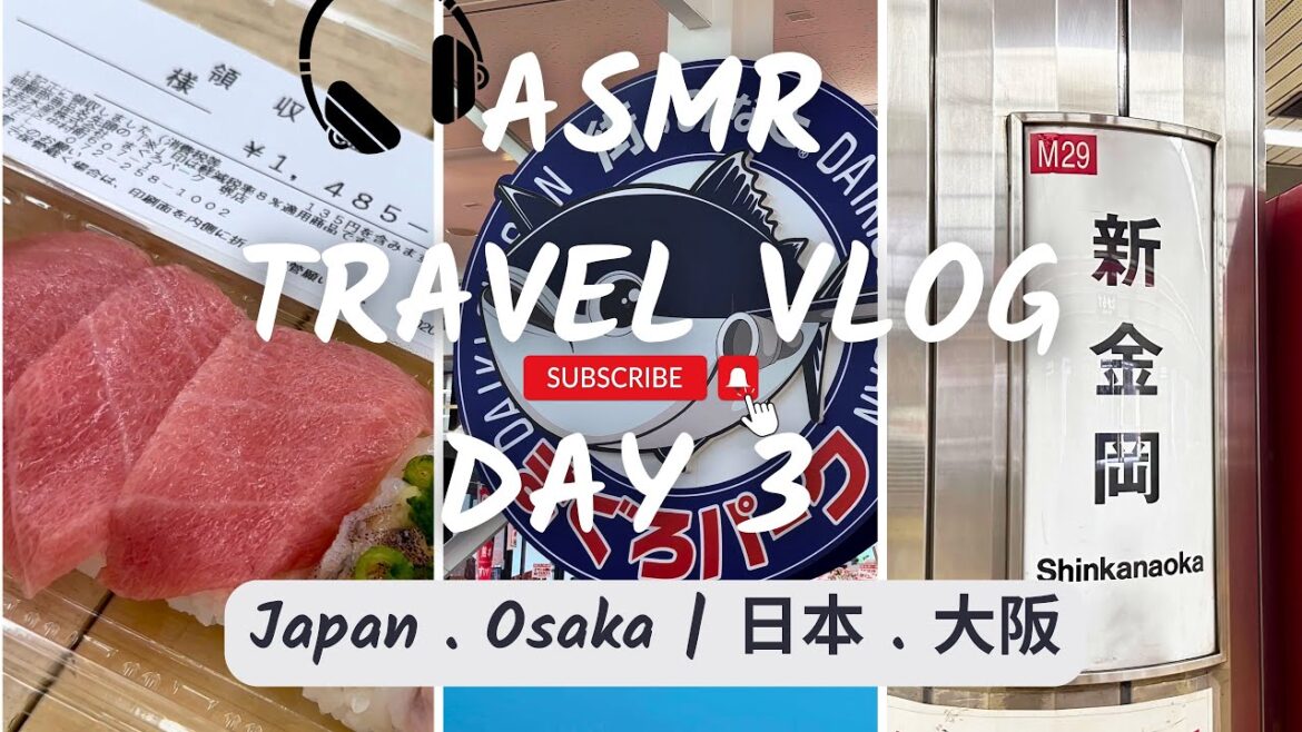 OSAKA Travel [EP07] Day 3.1 Sheraton Hotel Buffet Breakfast | Large Sashimi Market | 酒店自助早餐 | 大型魚生市場