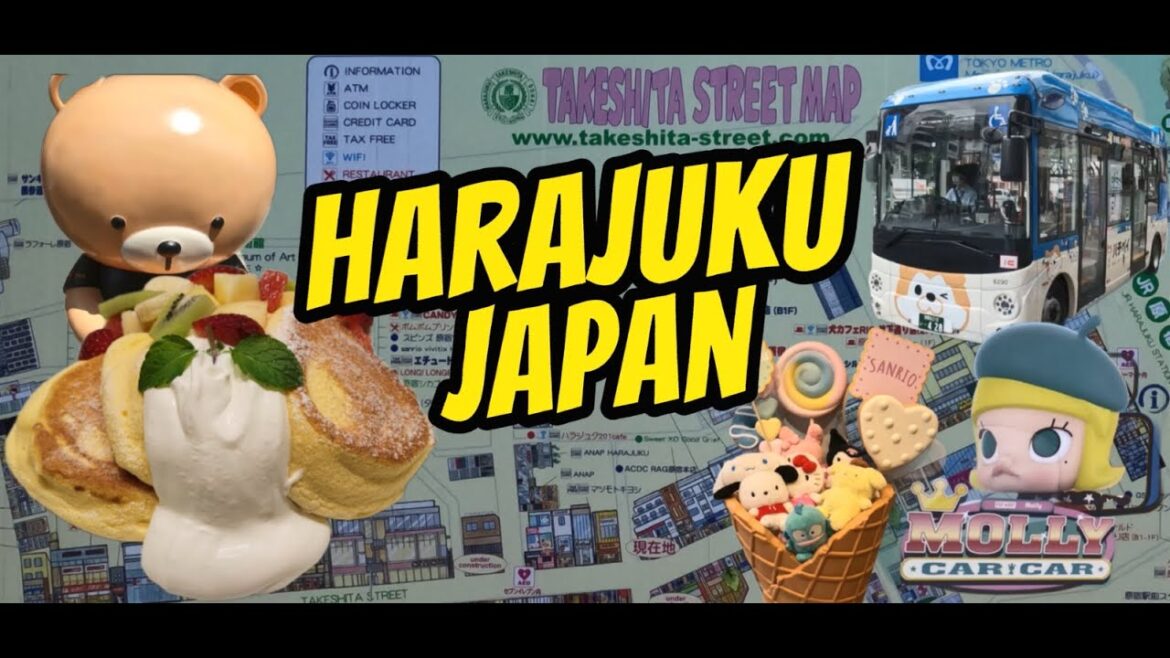 HARAJUKU highlights and walk through in 4k Tokyo Vlog by Andrew Abroad