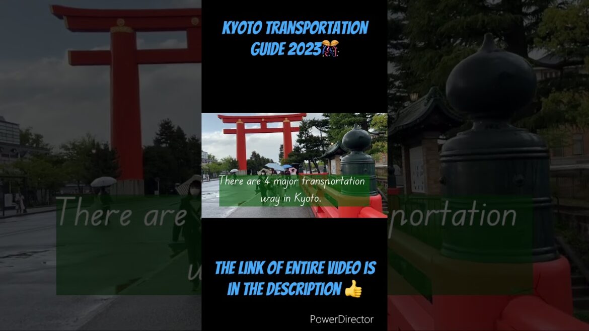 Kyoto Transportation Guide for beginners 2023 #shorts Kyoto Transportation Guide for beginners 2023 #shorts