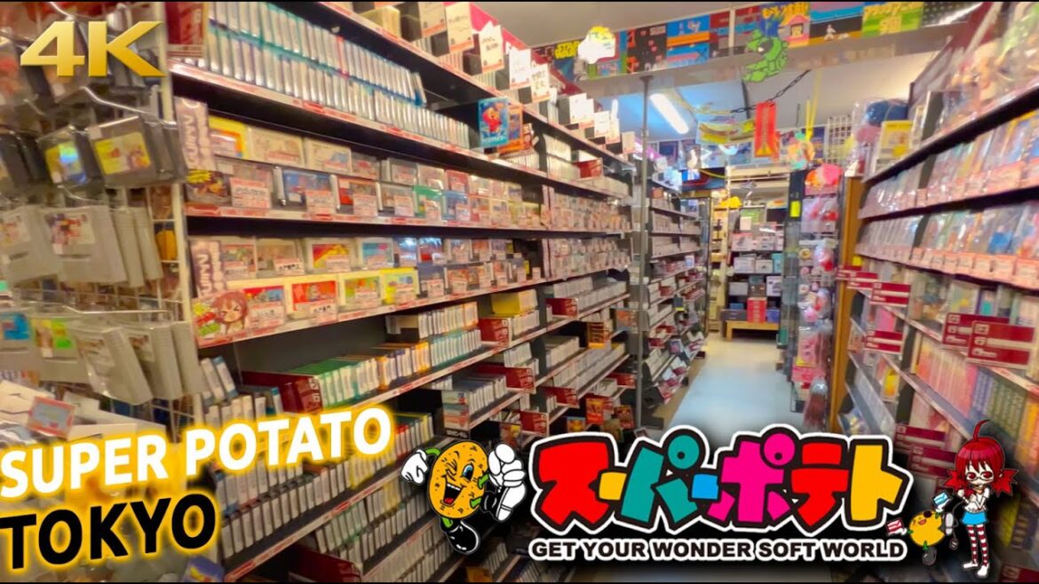 Super Potato retro games tour in Akihabara, Tokyo [4K]