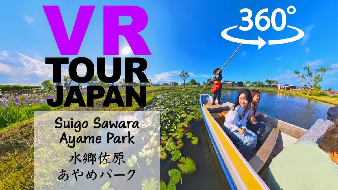 【Insta360 X3】skillism VR/360 - Ngắm những bông hoa diên vĩ rực rỡ tại công viên Suigo Sawara Ayame