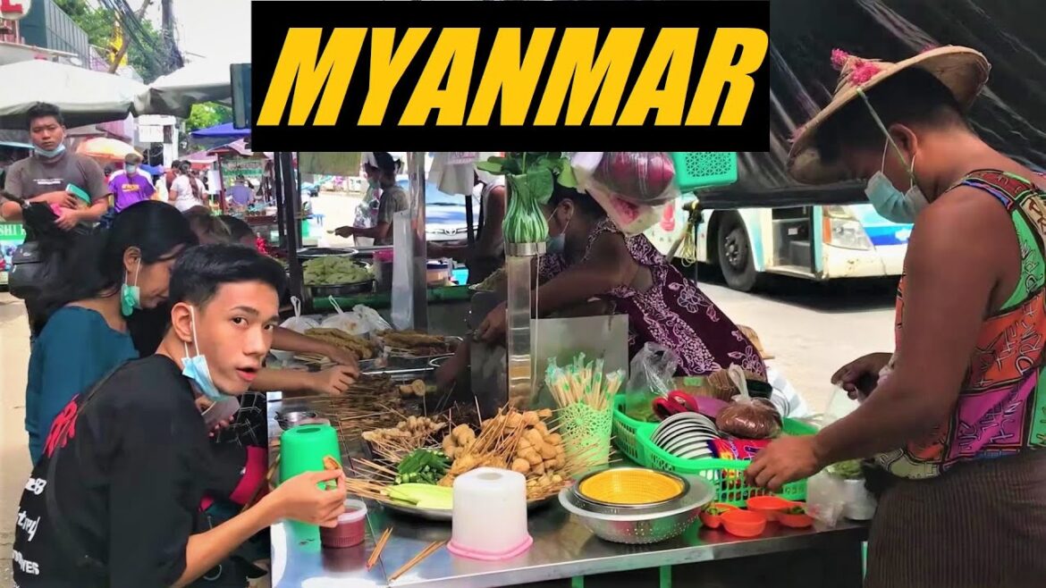 🇲🇲 MYANMAR - Real Street Food Adventure In YANGON