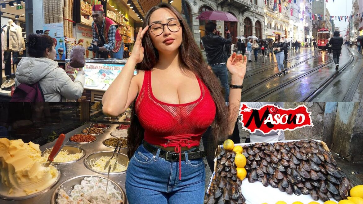 istiklal street|walking tour street food istanbul 2april 2023