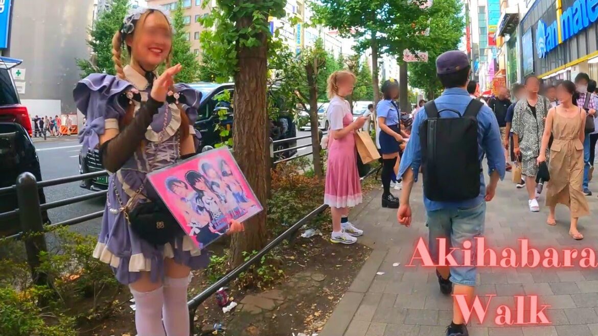 Akihabara, Tokyo, Japan walking tour. 【4K】8.2023-22